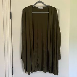 CJLA Kimono/Cardigan - Lightweight, Dark Green